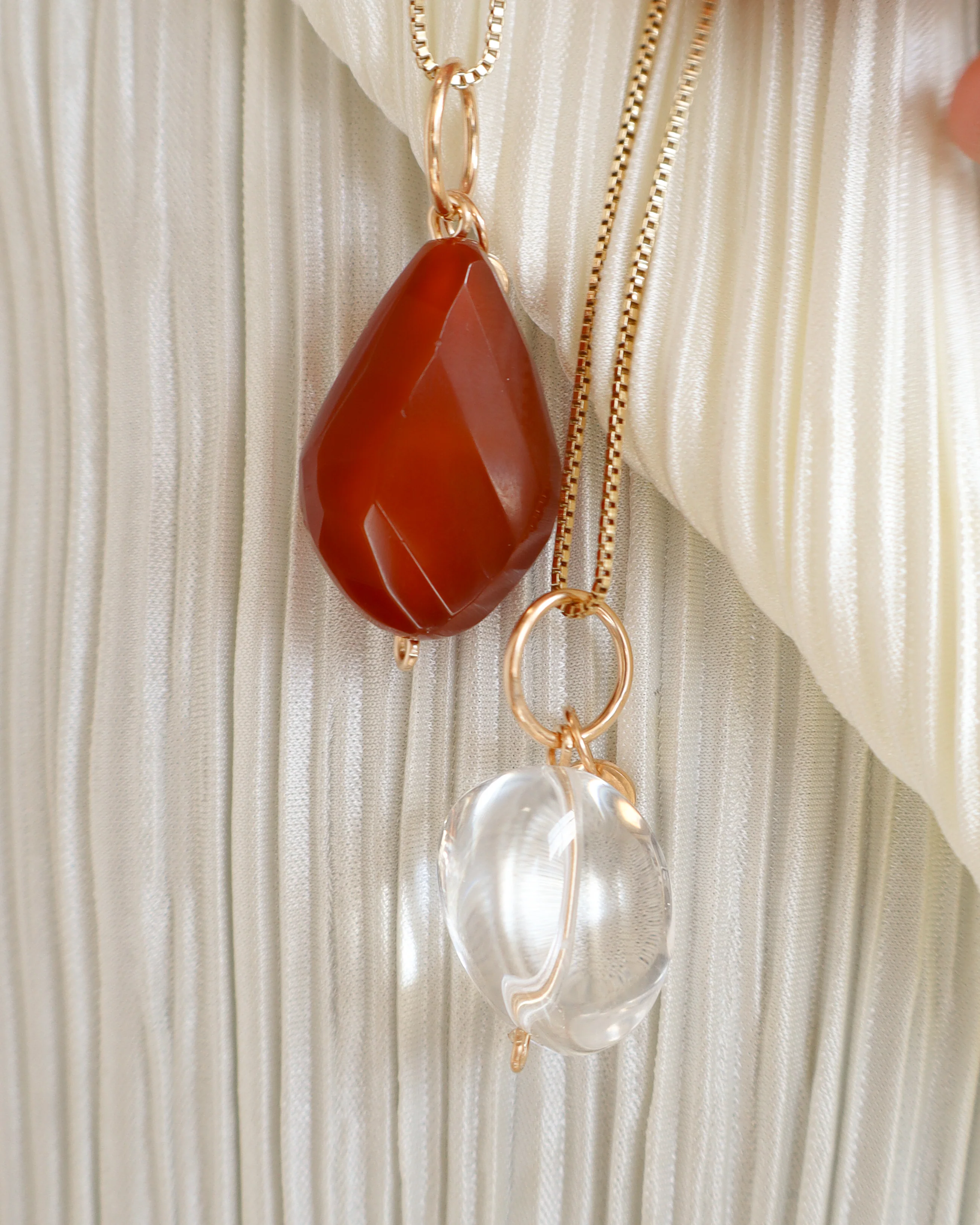 AMULET// crystal charm necklace - Image 4