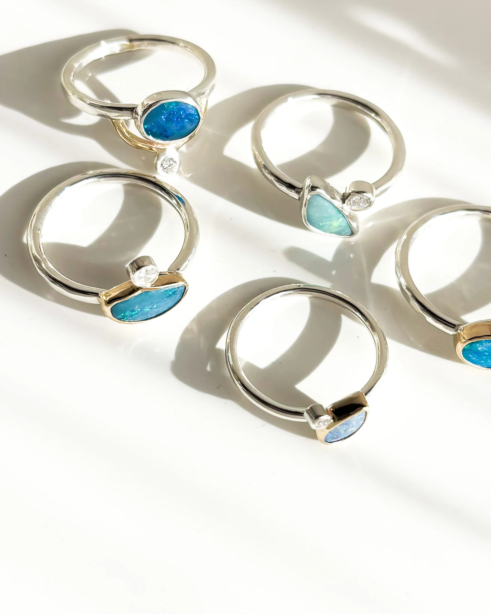 CALLISTO// opal + diamond crown ring - Image 3