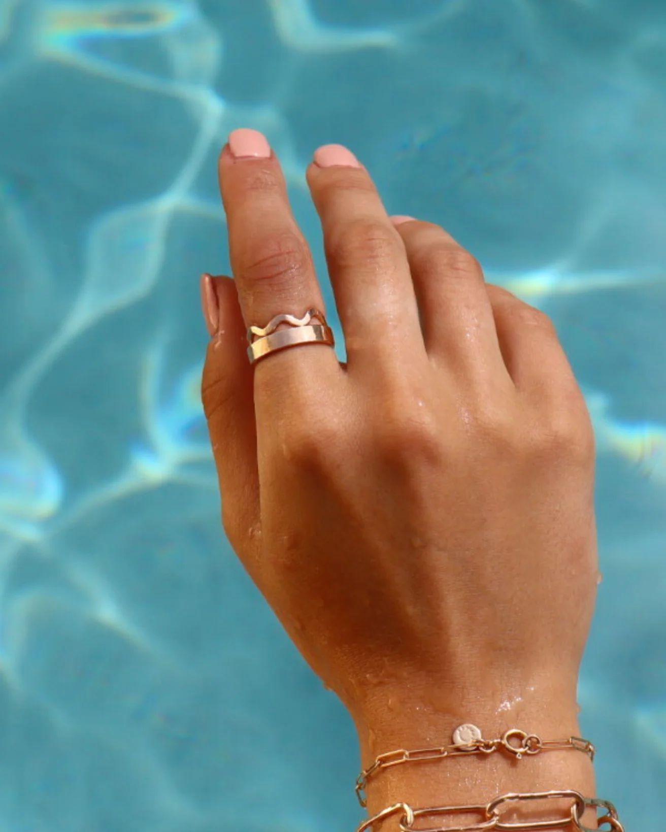 COAST// paper clip chain bracelet - Image 4