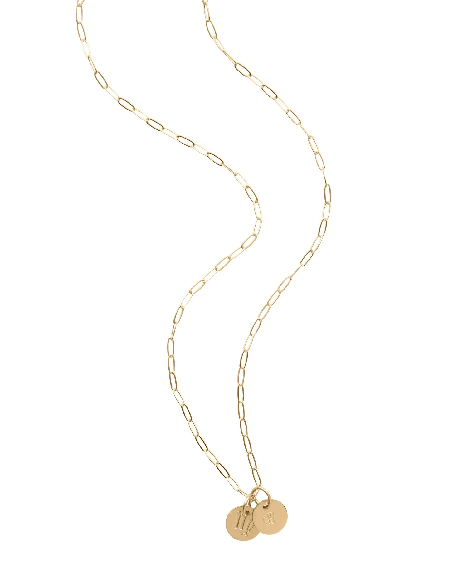 LOVE LETTERS// coin necklace - Image 3
