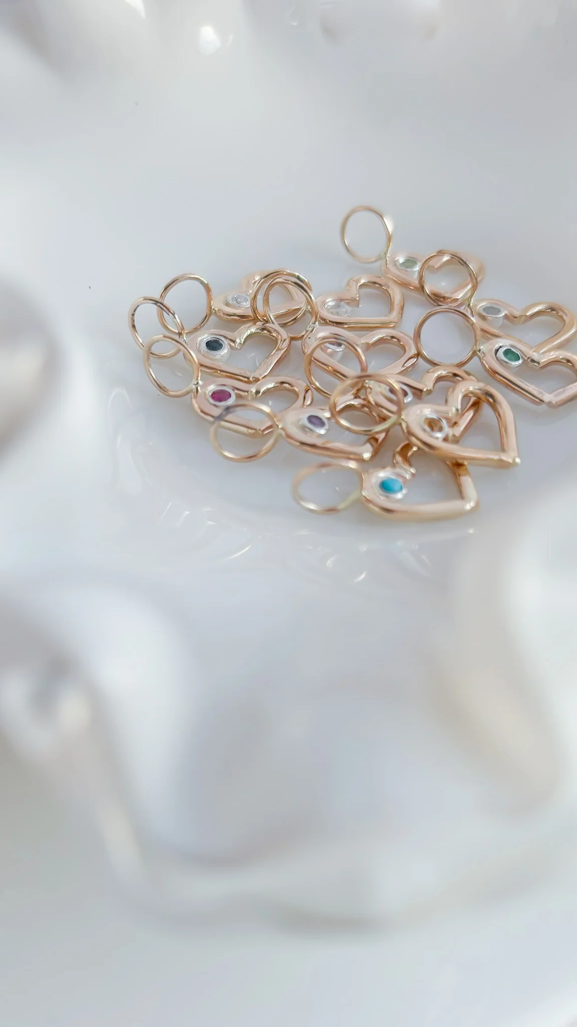TINY HEARTS// birthstone charms - Image 4