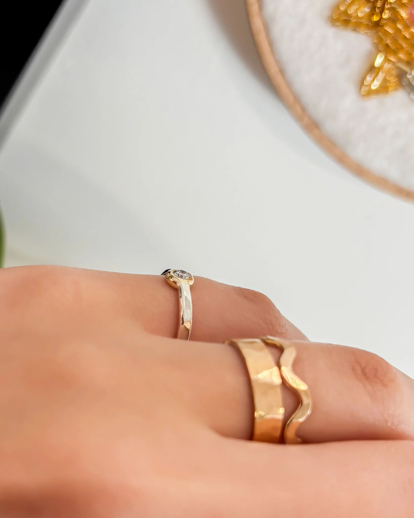TRUE NORTH // floating diamond stacker - Image 5